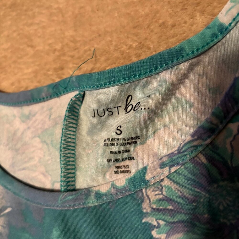 Just Be Floral Sleeveless Swing Dress | Size Small - Picture 3 of 6